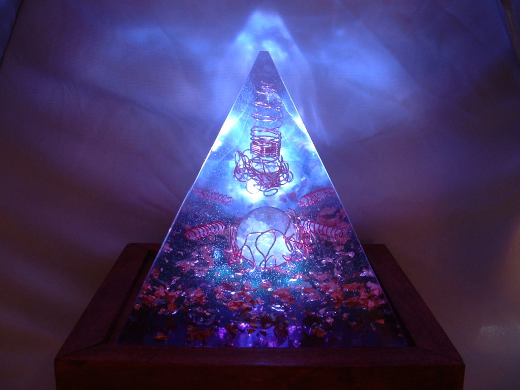 Flourite Orgone Pyramid