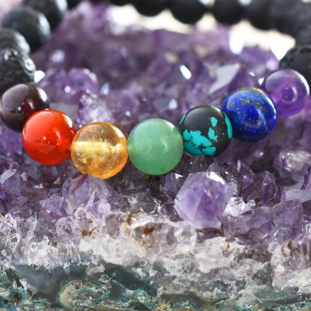 7 Chakra Bracelet and Crystals